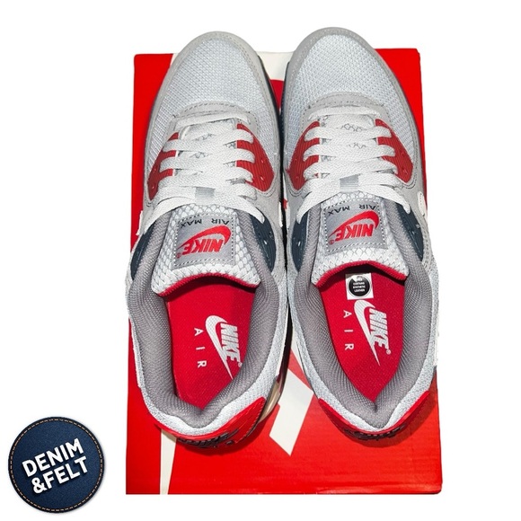 Nike Unisex Air Max 90 Sneakers/Shoes | Light Sky Grey/Phantom | NEW/NIB🔥 - Picture 7 of 16